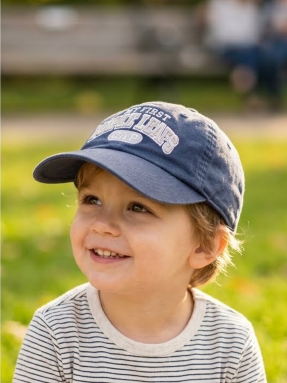 Toronto Maple Leafs NHL Navy Blue Kids Hat with Embroidered League Patch